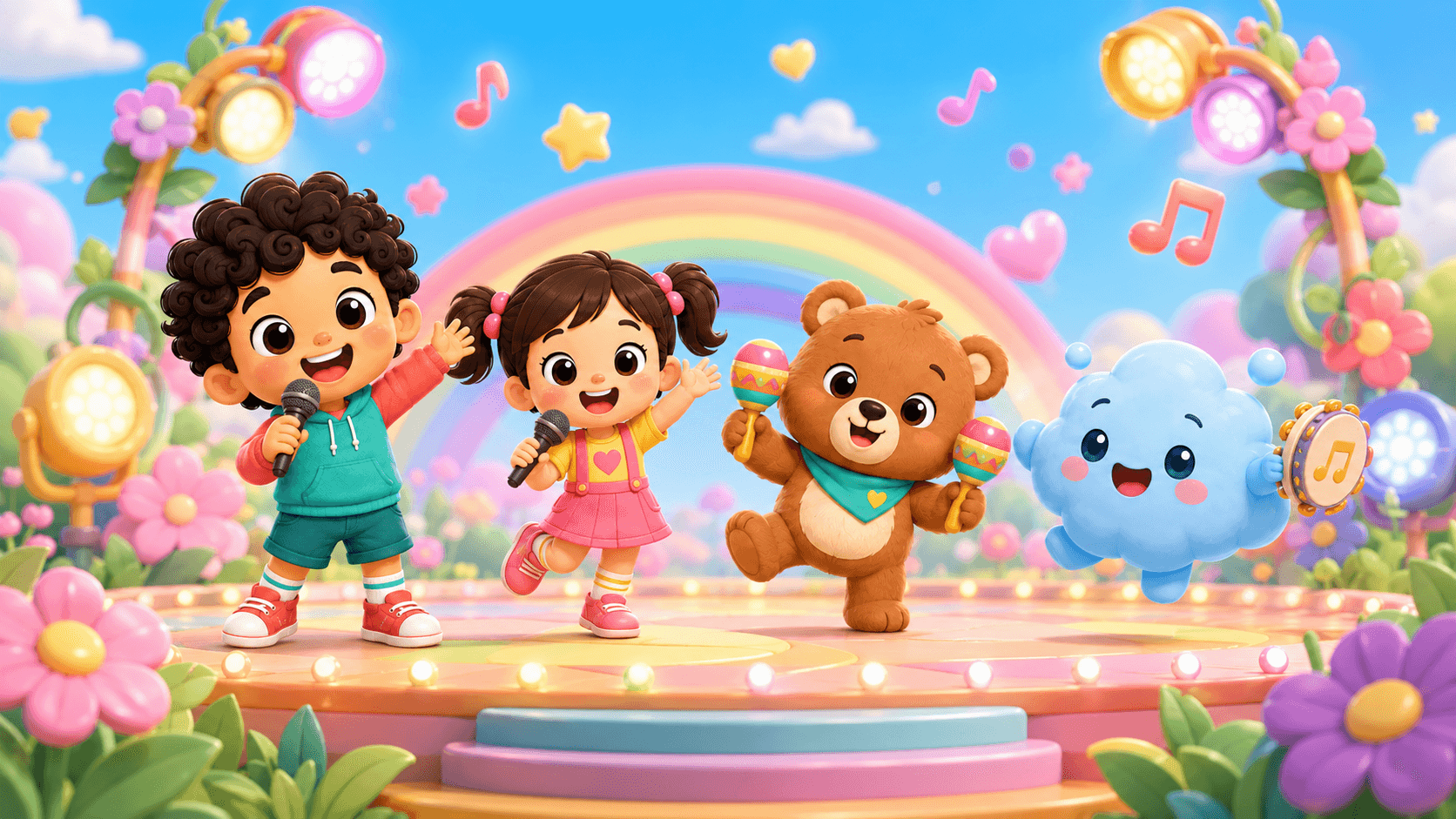 Coco Kind Kids music garden stage